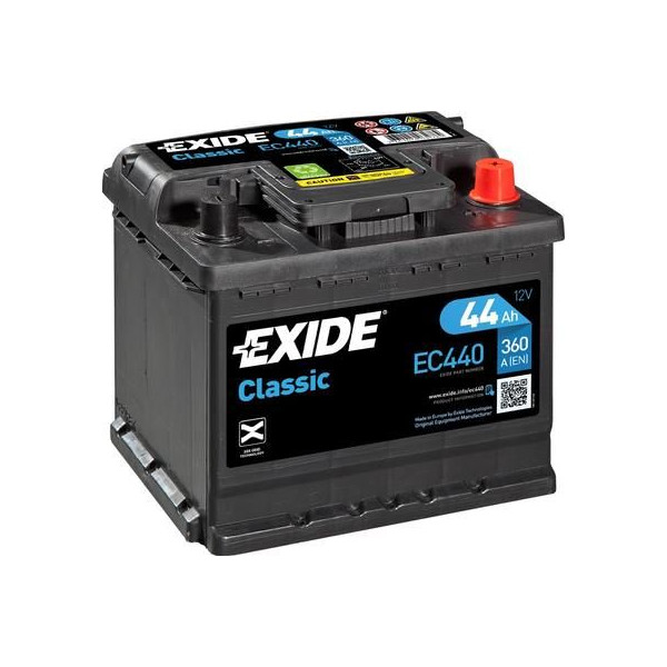 012 079 Exide CLASSIC 44ah 360CCA - 2 YR image