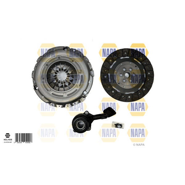 NAPA 3 PIECE CLUTCH KIT INC CSC image