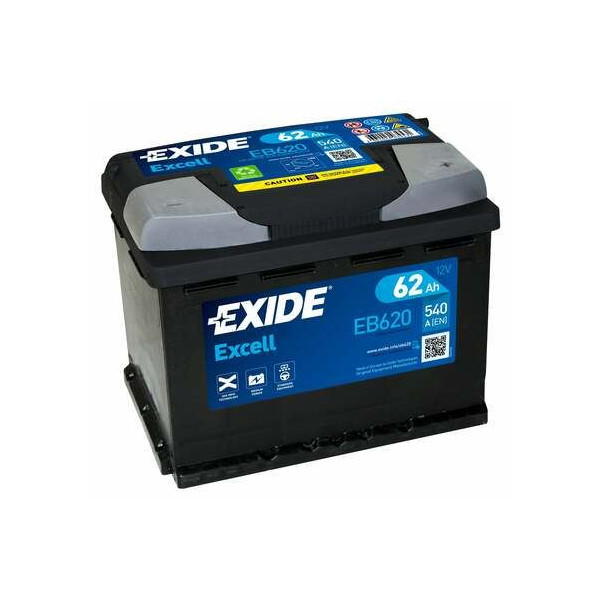 027 Exide EXCELL 62ah 540CCA - 3 YRS image